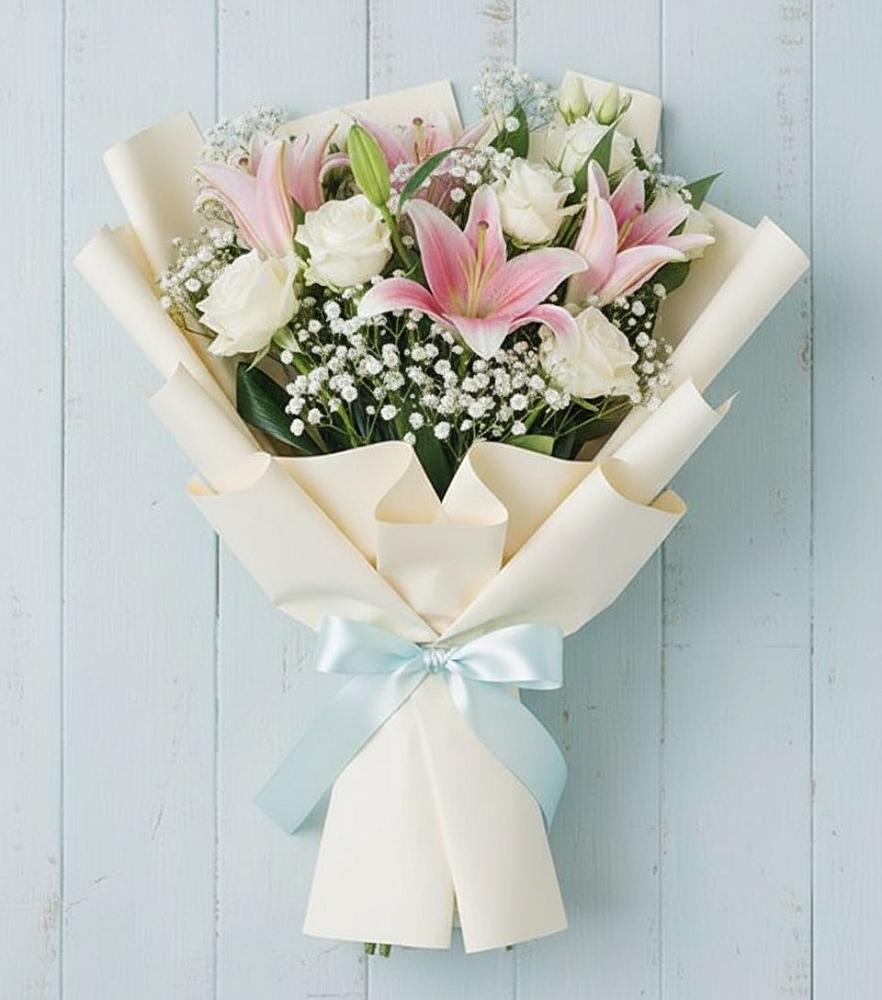 Букет цветов из: Лилии в Энергетик