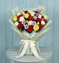 Букет цветов из:  Розы #REPLACE_PRED# Энергетик