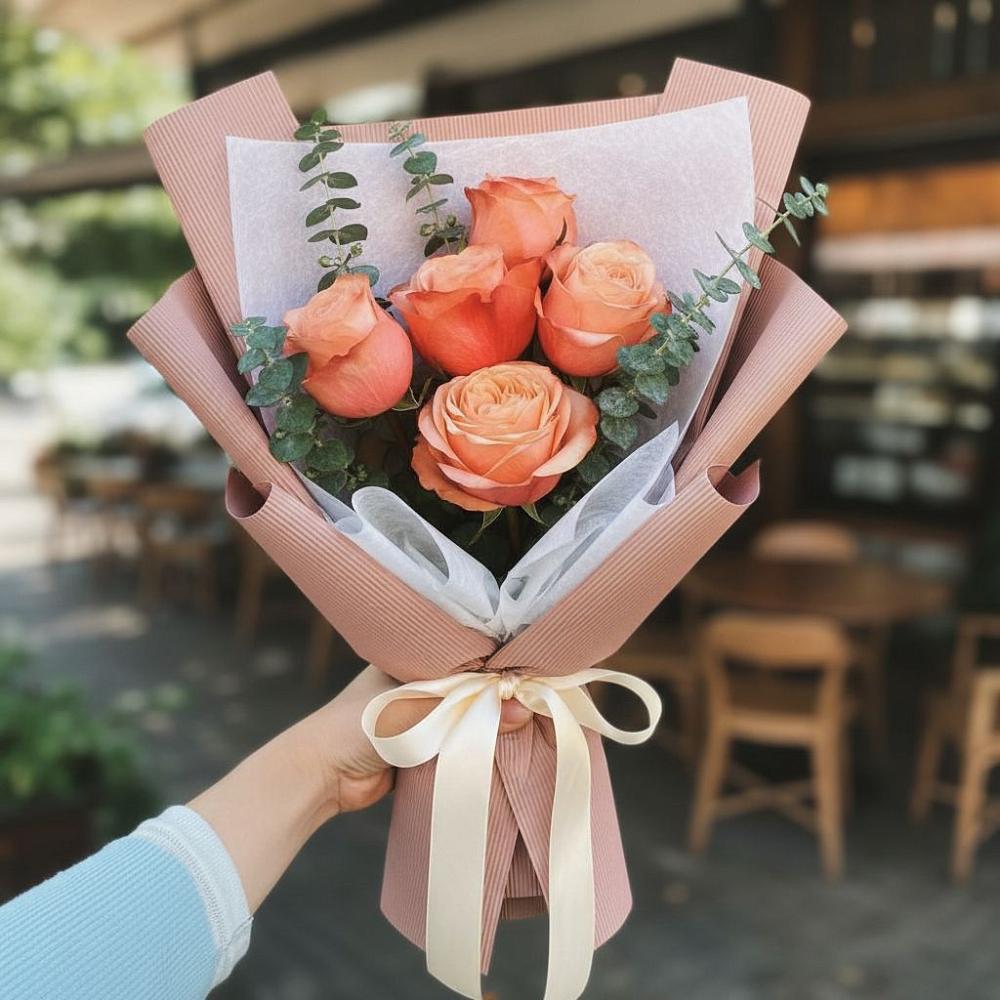 Букет цветов из: Розы в Энергетик