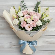 Букет цветов из:  Лизиантусы #REPLACE_PRED# Энергетик