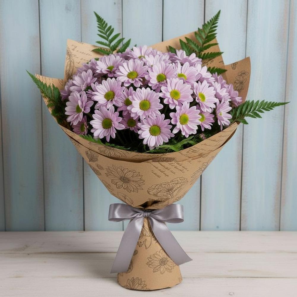 Букет цветов из: Хризантемы в Энергетик