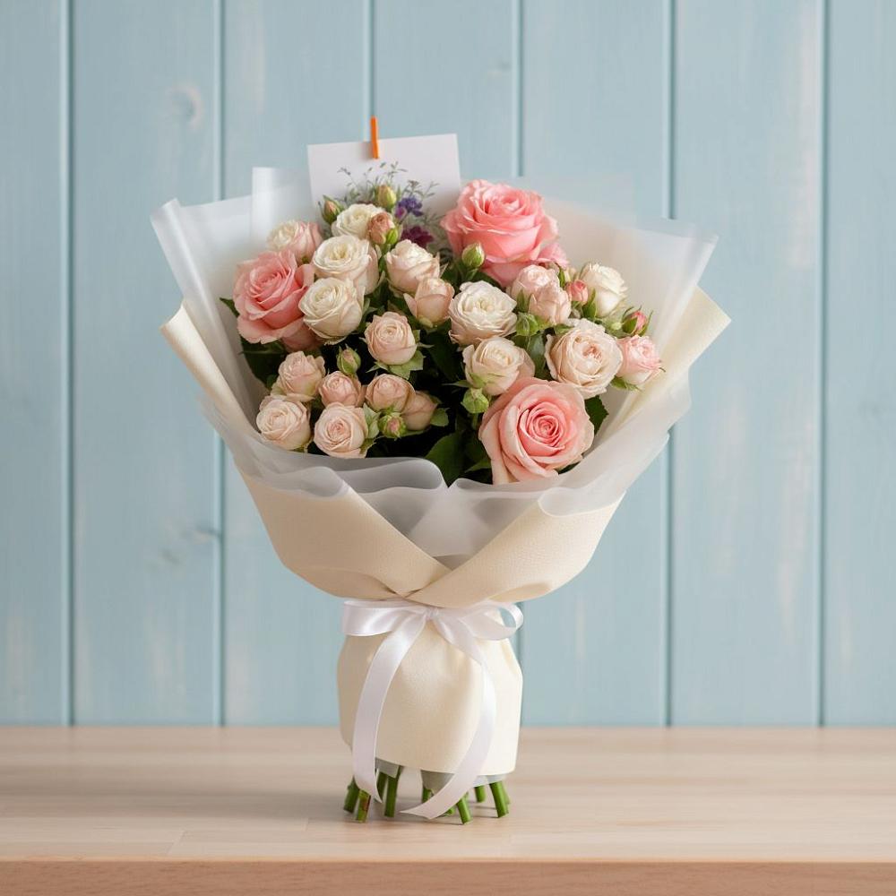 Букет цветов из: Розы в Энергетик