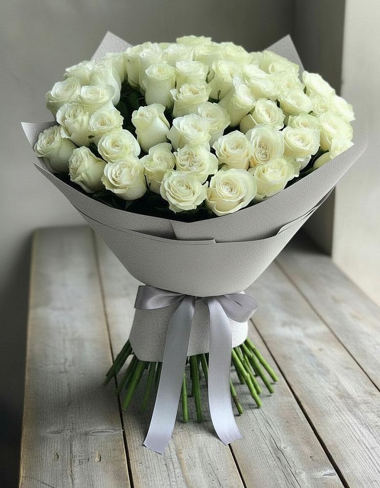Букет 35 Белых роз в Энергетик