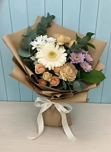 Букет цветов из:  Герберы и Хризантемы в Энергетик