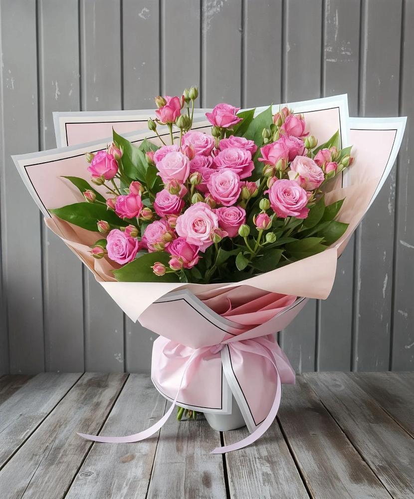 Букет Розовый кустик в Энергетик