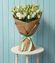 Букет цветов из:  Лизиантусы в Энергетик