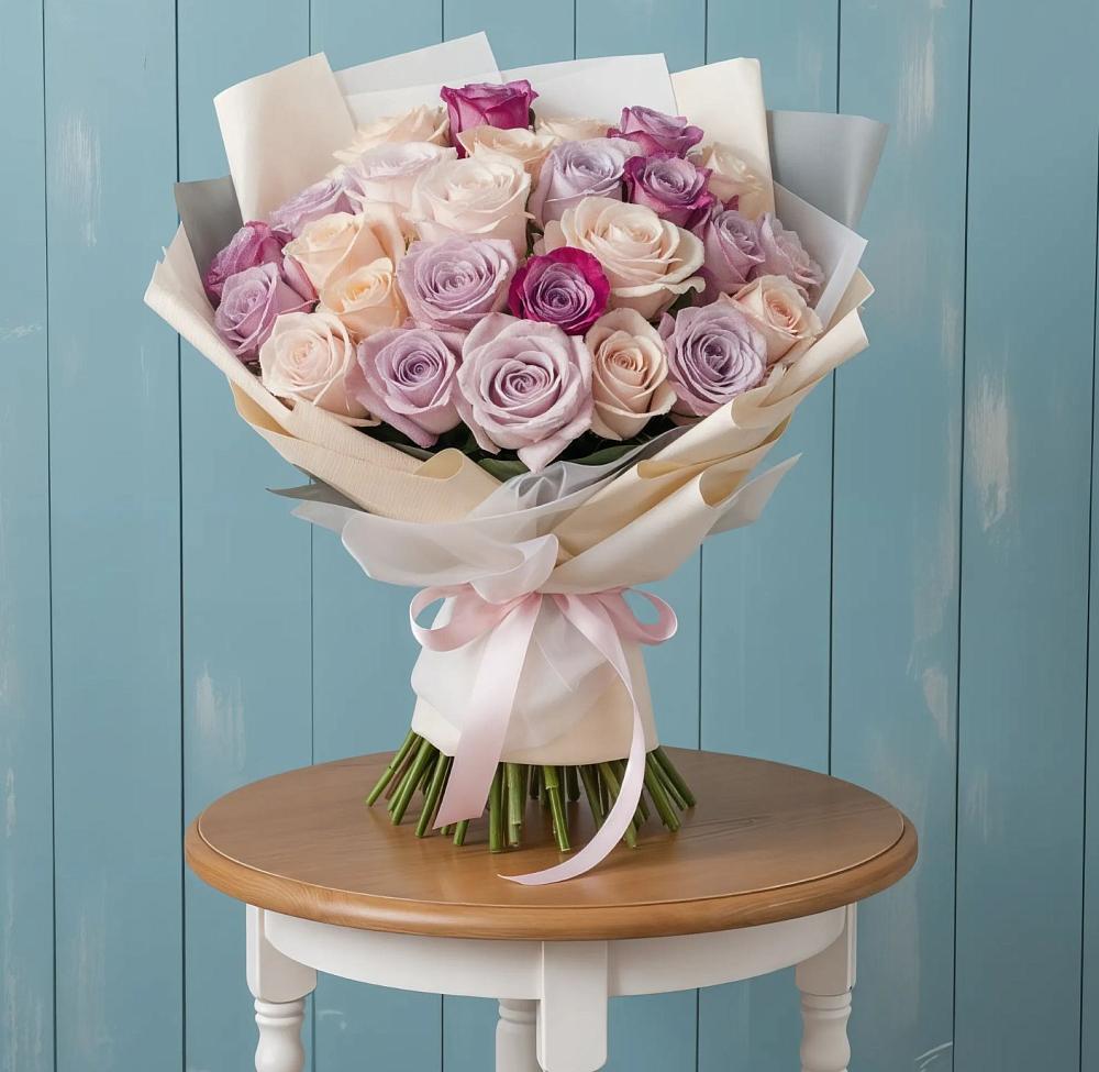 Букет цветов из: Розы в Энергетик