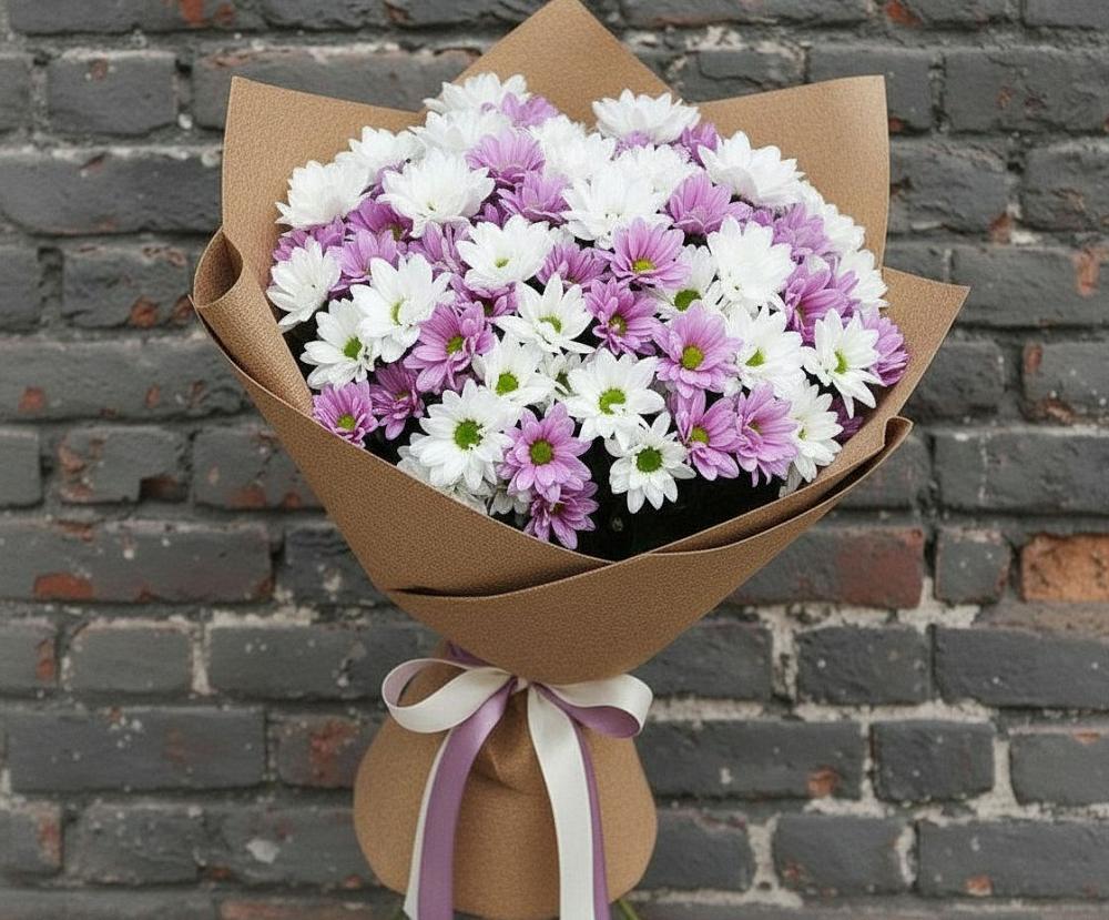 Букет цветов из: Хризантемы в Энергетик