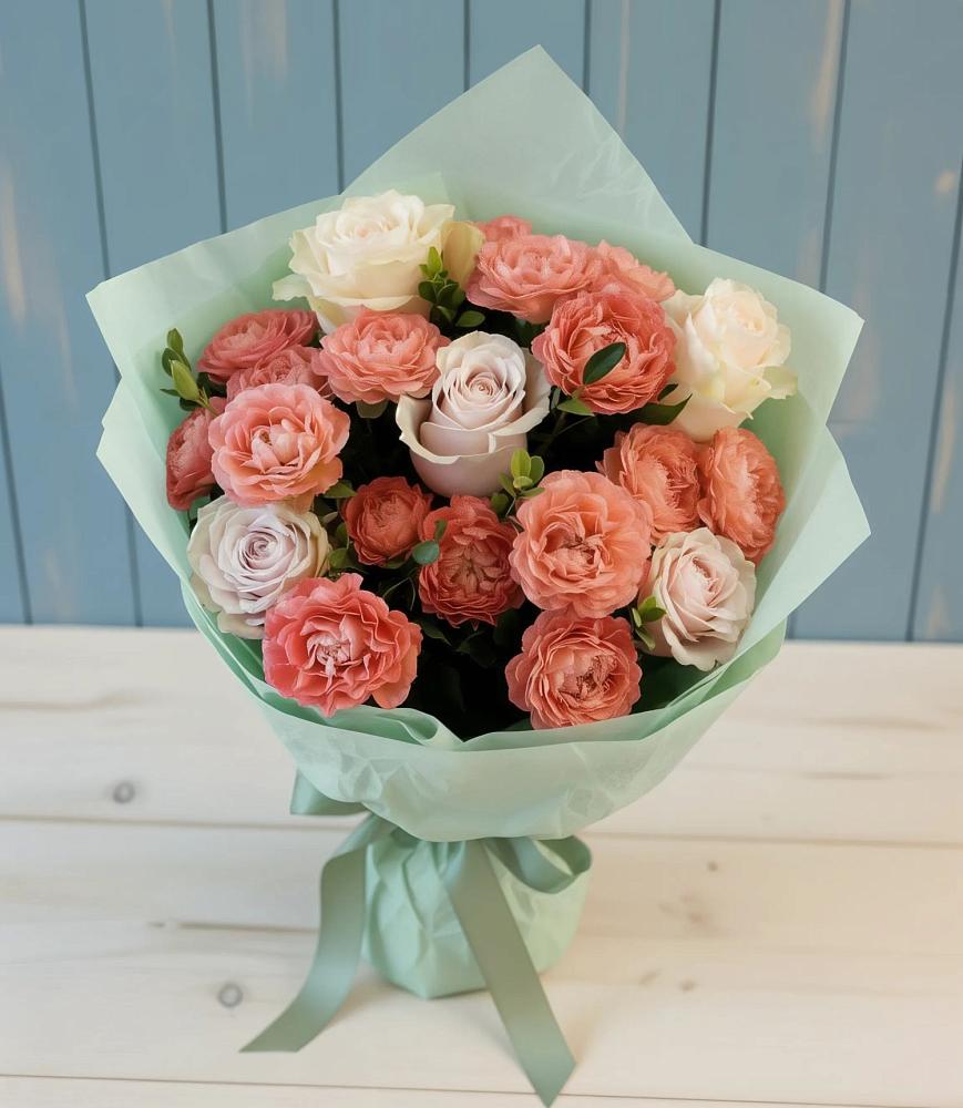 Букет цветов из: Розы в Энергетик