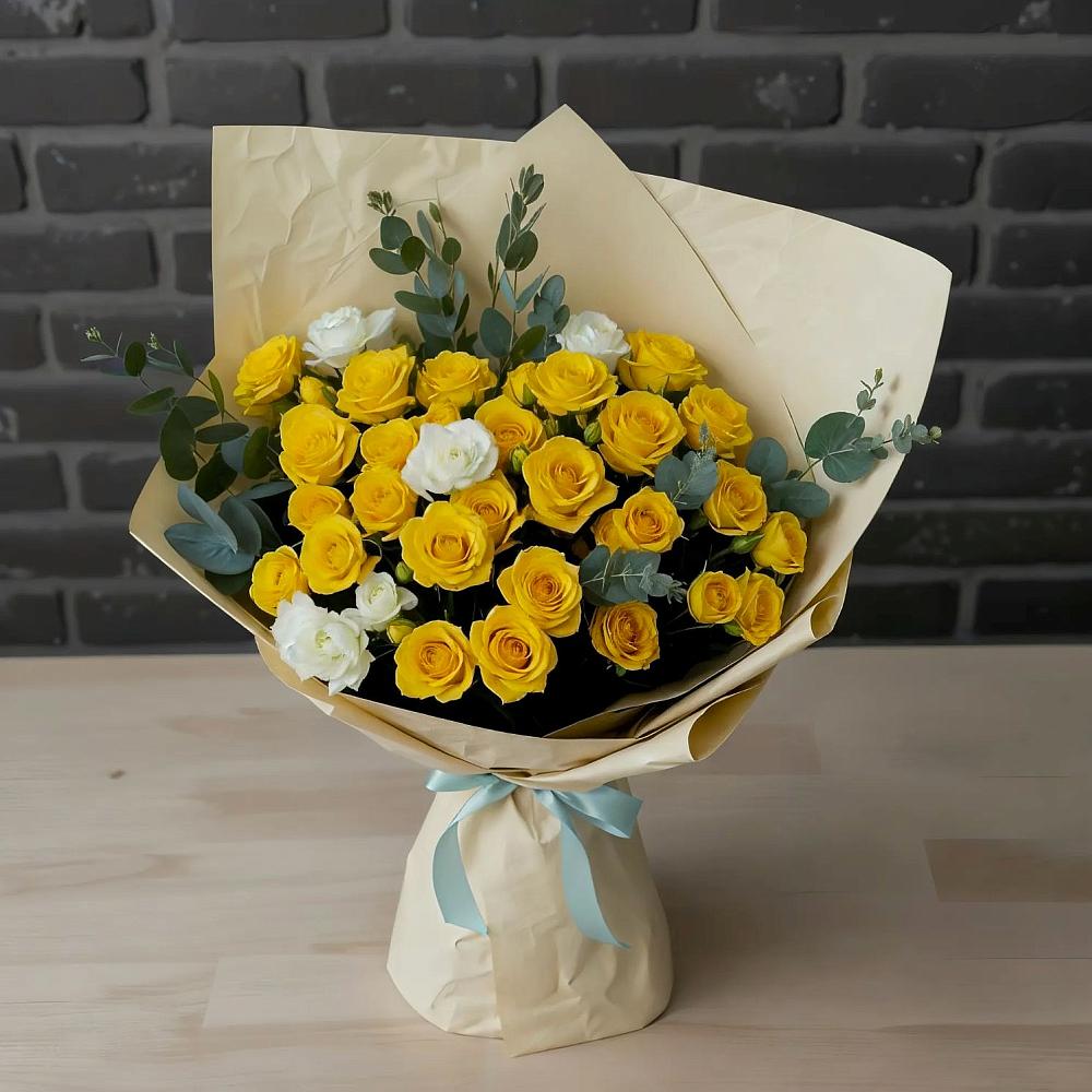 Букет цветов из: Розы в Энергетик