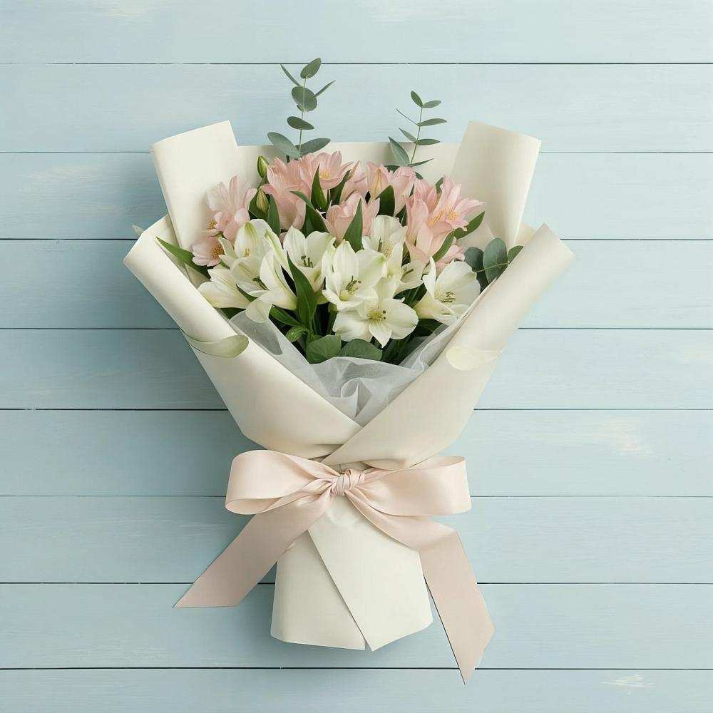 Букет цветов из: Альстромерии в Энергетик