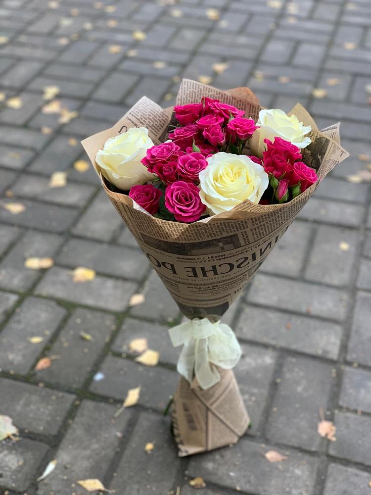 Букет цветов из: Розы в Энергетик