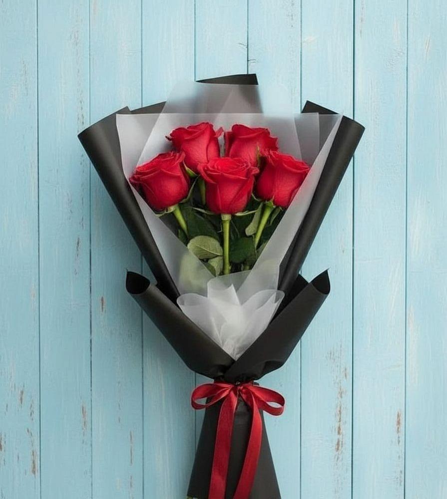 Букет цветов из: Розы в Энергетик