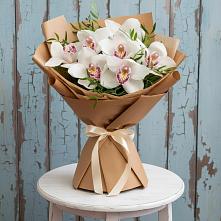 Букет цветов из:  Орхидеи и Розы #REPLACE_PRED# Энергетик